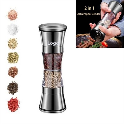 2" 1 Salt and Pepper Shakers Manual Grinder