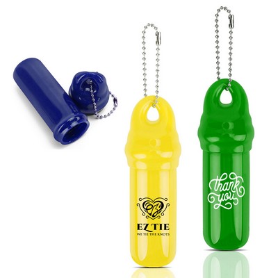 Floating Keytainer with Beaded Ball Chain